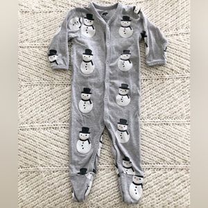 Monica + Andy Snowman Pajamas